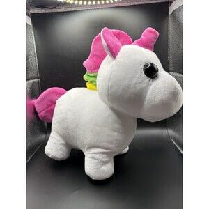 Adopt Me! 12” Neon Unicorn Light-Up Plush Toy Soft &  Cuddly Three Modes NO CODE